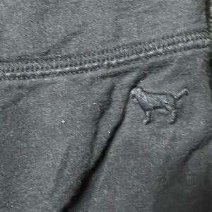 Black sequin side detail size small leggings by pink